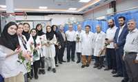 Dr. Sarafzadeh,  Head of the physiotherapy department, announced the launch of two new machines in this department